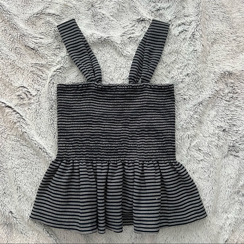 Madewell Navy Flowy Top